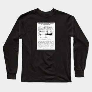 Vintage Dog Seat Advert Long Sleeve T-Shirt